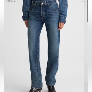 Madewell The Dean Easy Straight Jean